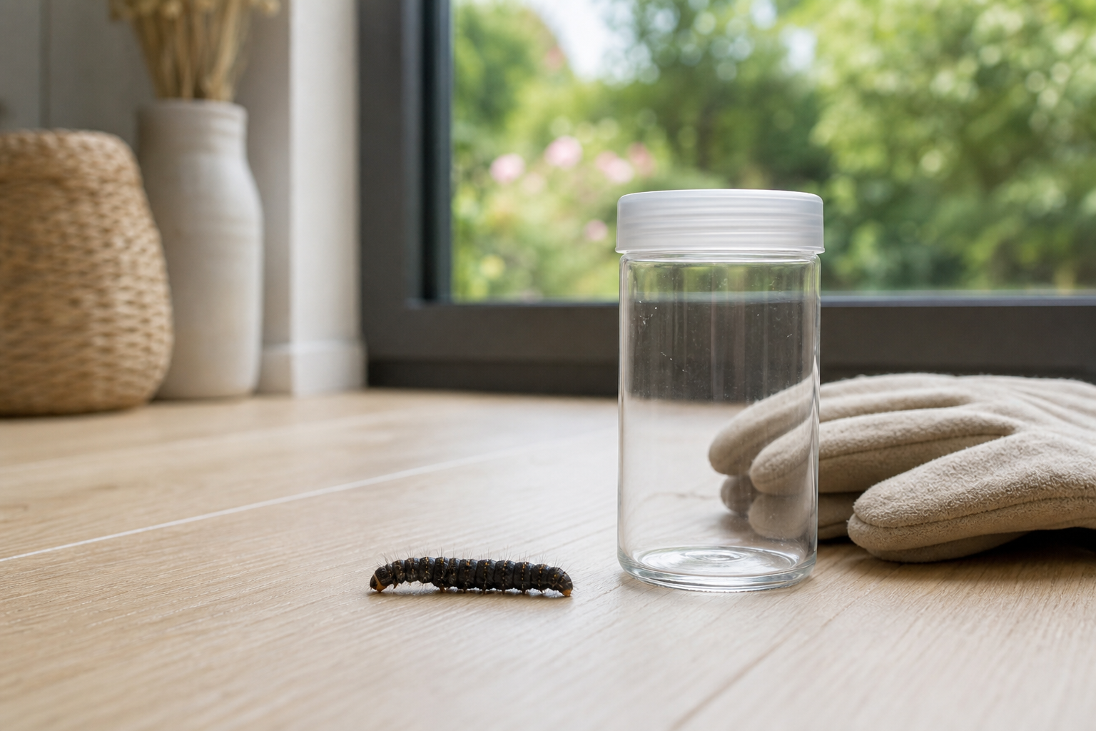 Des chenilles dans la maison : comment les identifier et agir