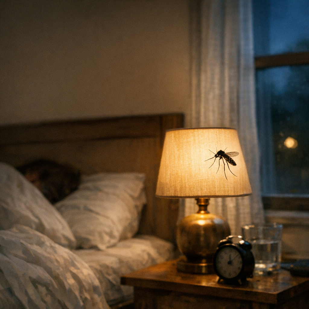 Combien de temps un moustique peut-il rester dans une chambre ?