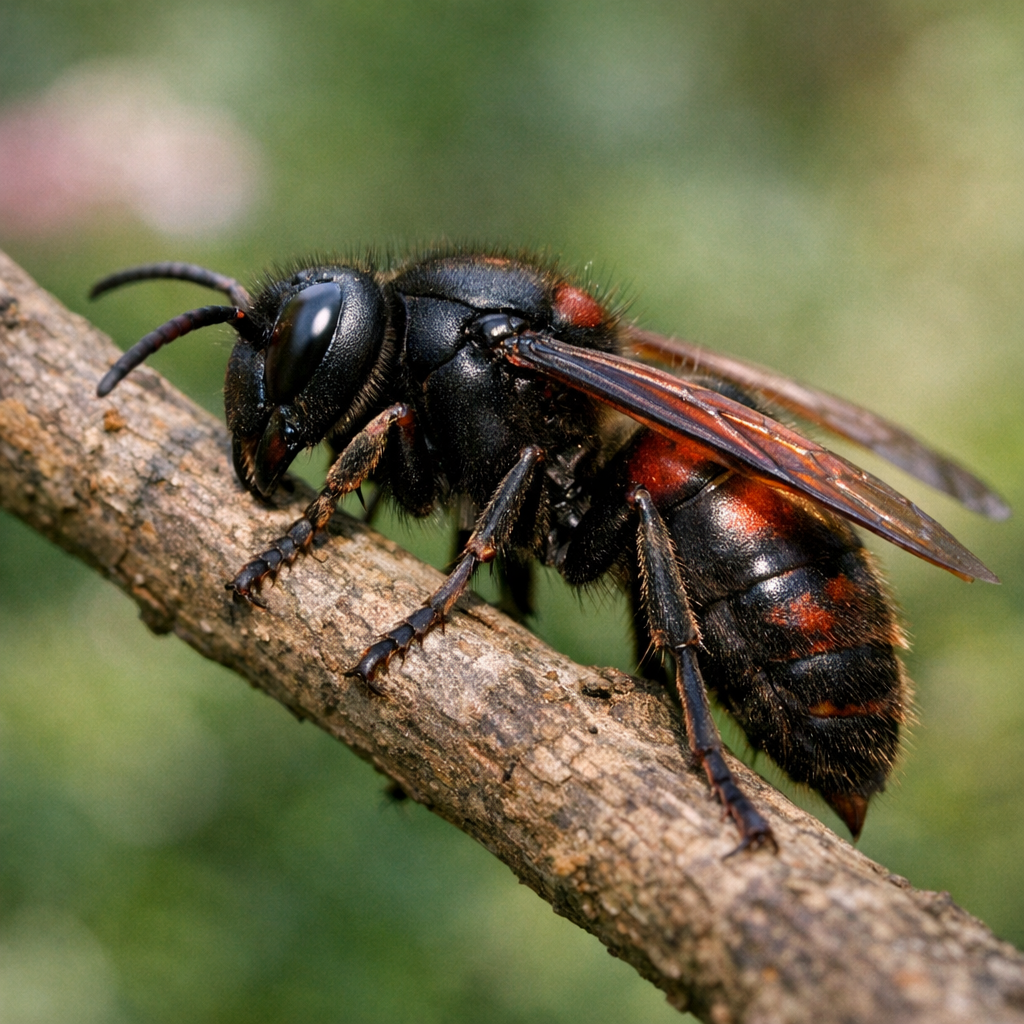Comment reconnaître un Frelon rouge et noir sans se tromper