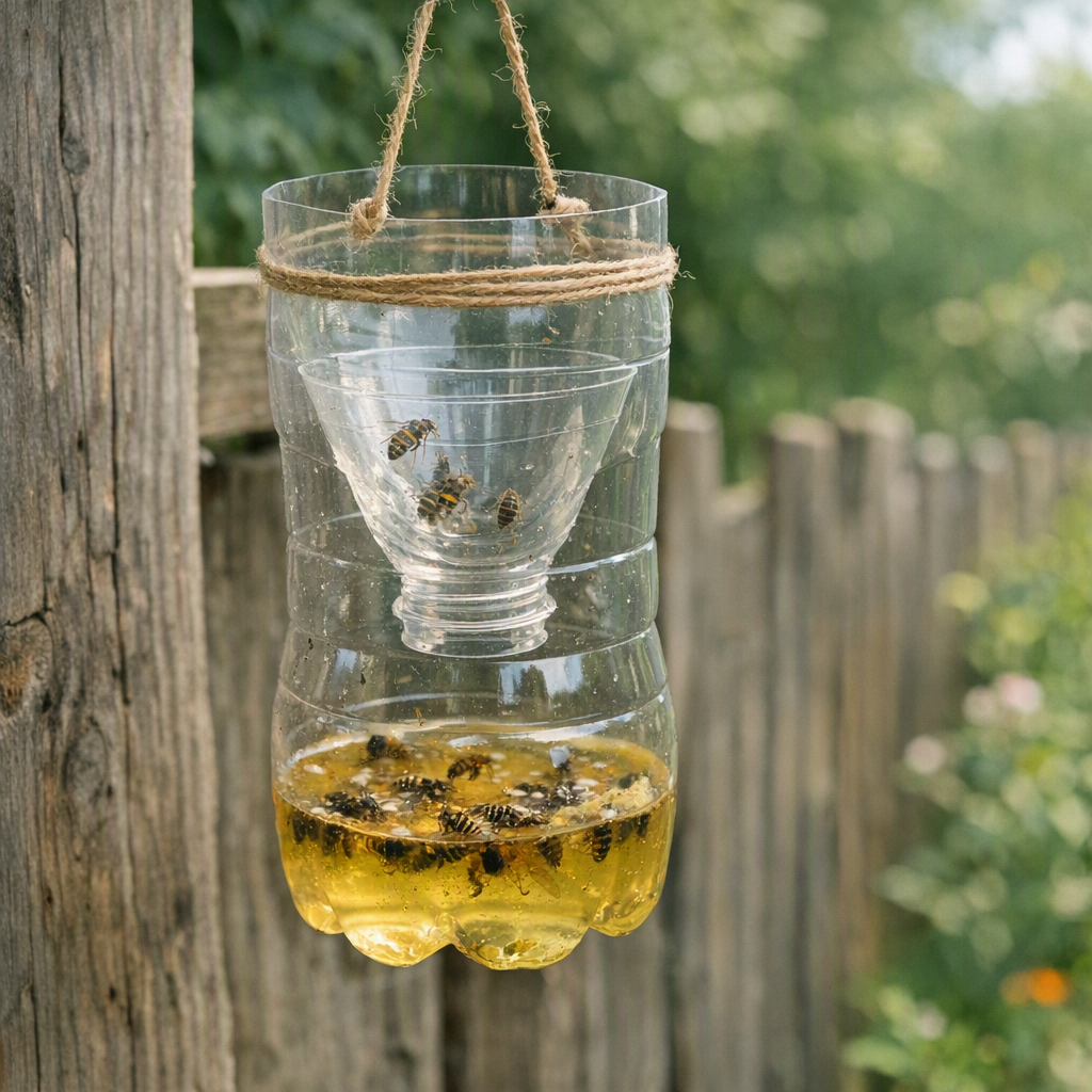Piège à guêpes : la méthode efficace sans nuire aux abeilles